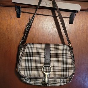 5A Baker Plaid by Amberhill Saddlebag  shoulder bag
